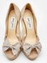 Jimmy Choo Pre-owned Suede heels Beige Dames - Thumbnail 3