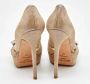 Jimmy Choo Pre-owned Suede heels Beige Dames - Thumbnail 5