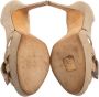 Jimmy Choo Pre-owned Suede heels Beige Dames - Thumbnail 5