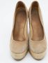 Jimmy Choo Pre-owned Suede heels Beige Dames - Thumbnail 3