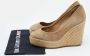 Jimmy Choo Pre-owned Suede heels Beige Dames - Thumbnail 9