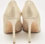 Jimmy Choo Pre-owned Suede heels Beige Dames - Thumbnail 5