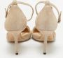 Jimmy Choo Pre-owned Suede heels Beige Dames - Thumbnail 3