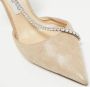 Jimmy Choo Pre-owned Suede heels Beige Dames - Thumbnail 5