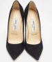 Jimmy Choo Pre-owned Suede heels Black Dames - Thumbnail 3