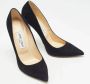 Jimmy Choo Pre-owned Suede heels Black Dames - Thumbnail 4