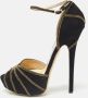 Jimmy Choo Pre-owned Suede heels Black Dames - Thumbnail 2