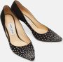 Jimmy Choo Pre-owned Suede heels Black Dames - Thumbnail 4