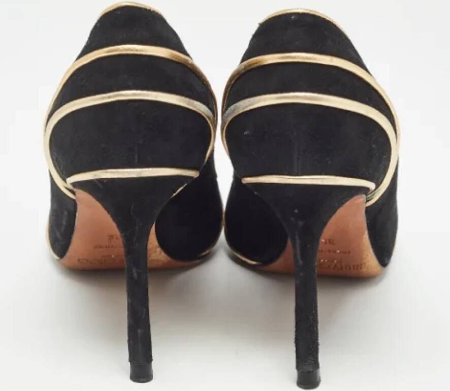 Jimmy Choo Pre-owned Suede heels Black Dames