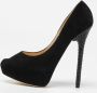 Jimmy Choo Pre-owned Suede heels Black Dames - Thumbnail 2