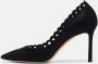 Jimmy Choo Pre-owned Suede heels Black Dames - Thumbnail 2