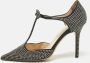 Jimmy Choo Pre-owned Suede heels Black Dames - Thumbnail 2