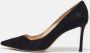 Jimmy Choo Pre-owned Suede heels Black Dames - Thumbnail 2