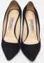 Jimmy Choo Pre-owned Suede heels Black Dames - Thumbnail 3