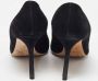 Jimmy Choo Pre-owned Suede heels Black Dames - Thumbnail 5