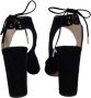 Jimmy Choo Pre-owned Suede heels Black Dames - Thumbnail 3