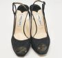 Jimmy Choo Pre-owned Suede heels Black Dames - Thumbnail 3