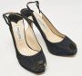 Jimmy Choo Pre-owned Suede heels Black Dames - Thumbnail 4