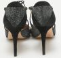 Jimmy Choo Pre-owned Suede heels Black Dames - Thumbnail 4