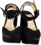 Jimmy Choo Pre-owned Suede heels Black Dames - Thumbnail 2