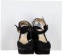 Jimmy Choo Pre-owned Suede heels Black Dames - Thumbnail 4