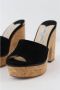 Jimmy Choo Pre-owned Suede heels Black Dames - Thumbnail 4