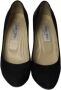 Jimmy Choo Pre-owned Suede heels Black Dames - Thumbnail 2