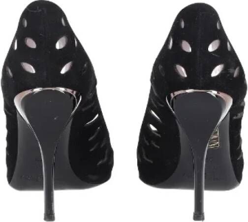 Jimmy Choo Pre-owned Suede heels Black Dames