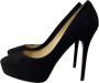 Jimmy Choo Pre-owned Suede heels Black Dames - Thumbnail 3