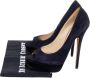 Jimmy Choo Pre-owned Suede heels Blue Dames - Thumbnail 7