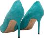 Jimmy Choo Pre-owned Suede heels Blue Dames - Thumbnail 4