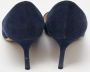 Jimmy Choo Pre-owned Suede heels Blue Dames - Thumbnail 5