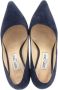 Jimmy Choo Pre-owned Suede heels Blue Dames - Thumbnail 2