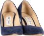 Jimmy Choo Pre-owned Suede heels Blue Dames - Thumbnail 3