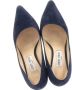 Jimmy Choo Pre-owned Suede heels Blue Dames - Thumbnail 8