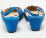 Jimmy Choo Pre-owned Suede heels Blue Dames - Thumbnail 5