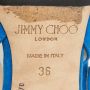 Jimmy Choo Pre-owned Suede heels Blue Dames - Thumbnail 8