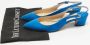 Jimmy Choo Pre-owned Suede heels Blue Dames - Thumbnail 9