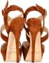 Jimmy Choo Pre-owned Suede heels Brown Dames - Thumbnail 5