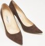 Jimmy Choo Pre-owned Suede heels Brown Dames - Thumbnail 2