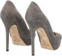 Jimmy Choo Pre-owned Suede heels Gray Dames - Thumbnail 3