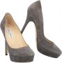 Jimmy Choo Pre-owned Suede heels Gray Dames - Thumbnail 7