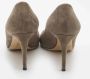 Jimmy Choo Pre-owned Suede heels Gray Dames - Thumbnail 5