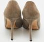 Jimmy Choo Pre-owned Suede heels Gray Dames - Thumbnail 5