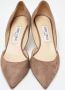 Jimmy Choo Pre-owned Suede heels Gray Dames - Thumbnail 3