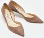 Jimmy Choo Pre-owned Suede heels Gray Dames - Thumbnail 4