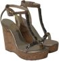 Jimmy Choo Pre-owned Suede heels Gray Dames - Thumbnail 3