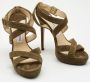 Jimmy Choo Pre-owned Suede heels Green Dames - Thumbnail 4