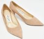 Jimmy Choo Pre-owned Suede heels Pink Dames - Thumbnail 4