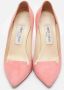 Jimmy Choo Pre-owned Suede heels Pink Dames - Thumbnail 3